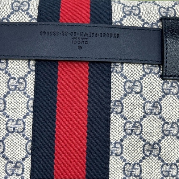 Women’s Gucci blue/red Ophelia GG belt bag size 80 cm/32 inches adjustable - Picture 7 of 14